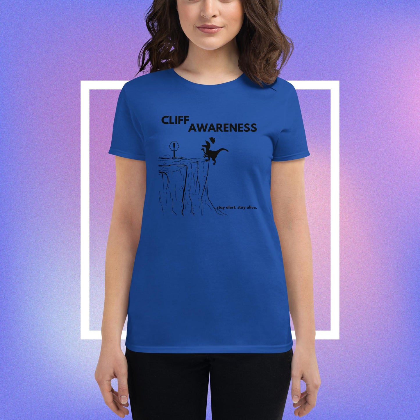 Cliff Awareness Women's Short Sleeve t-shirt
