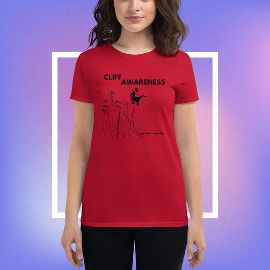Cliff Awareness Women's Short Sleeve t-shirt