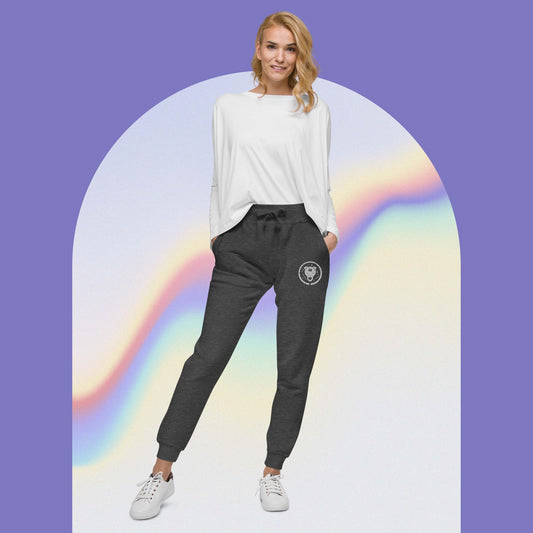 BimBam 3rd Eye Embroidered Unisex Fleece Sweatpants