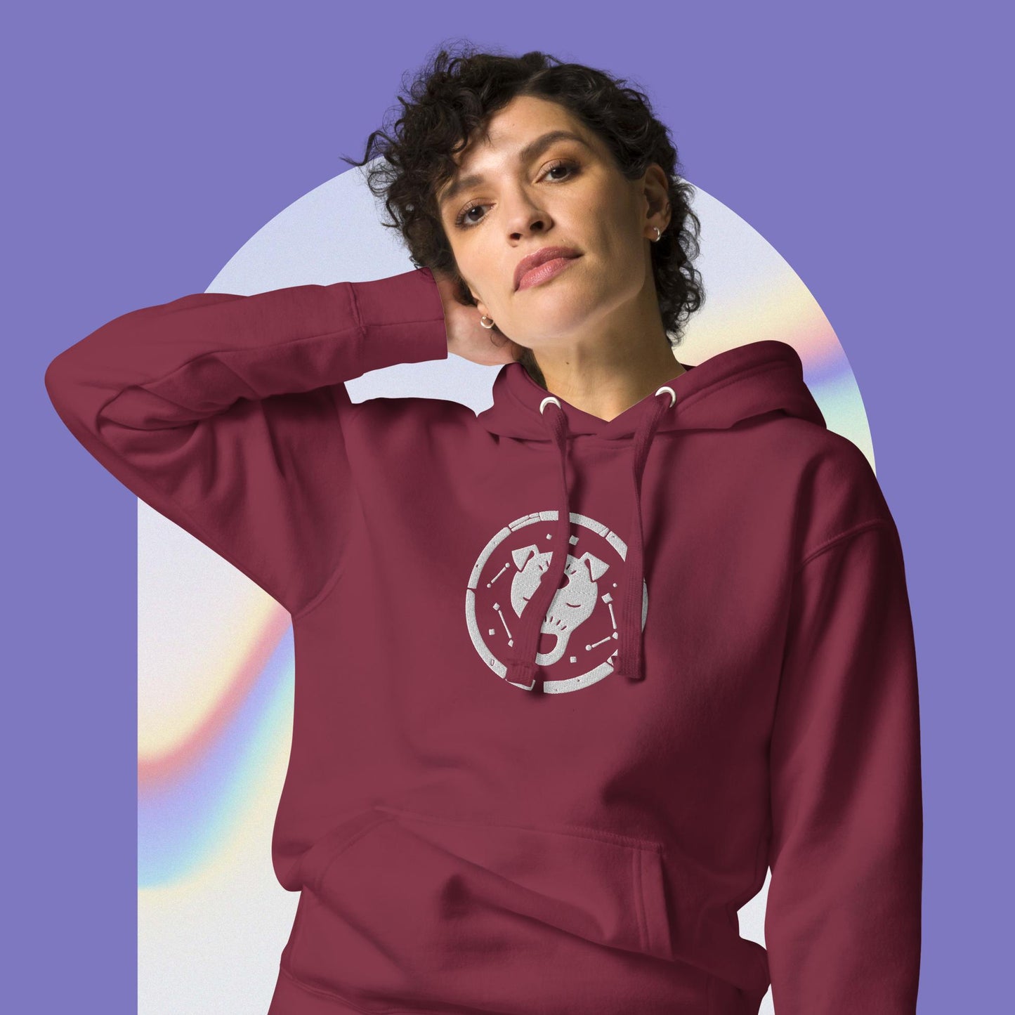 BimBam 3rd Eye Embroidered Unisex Hoodie