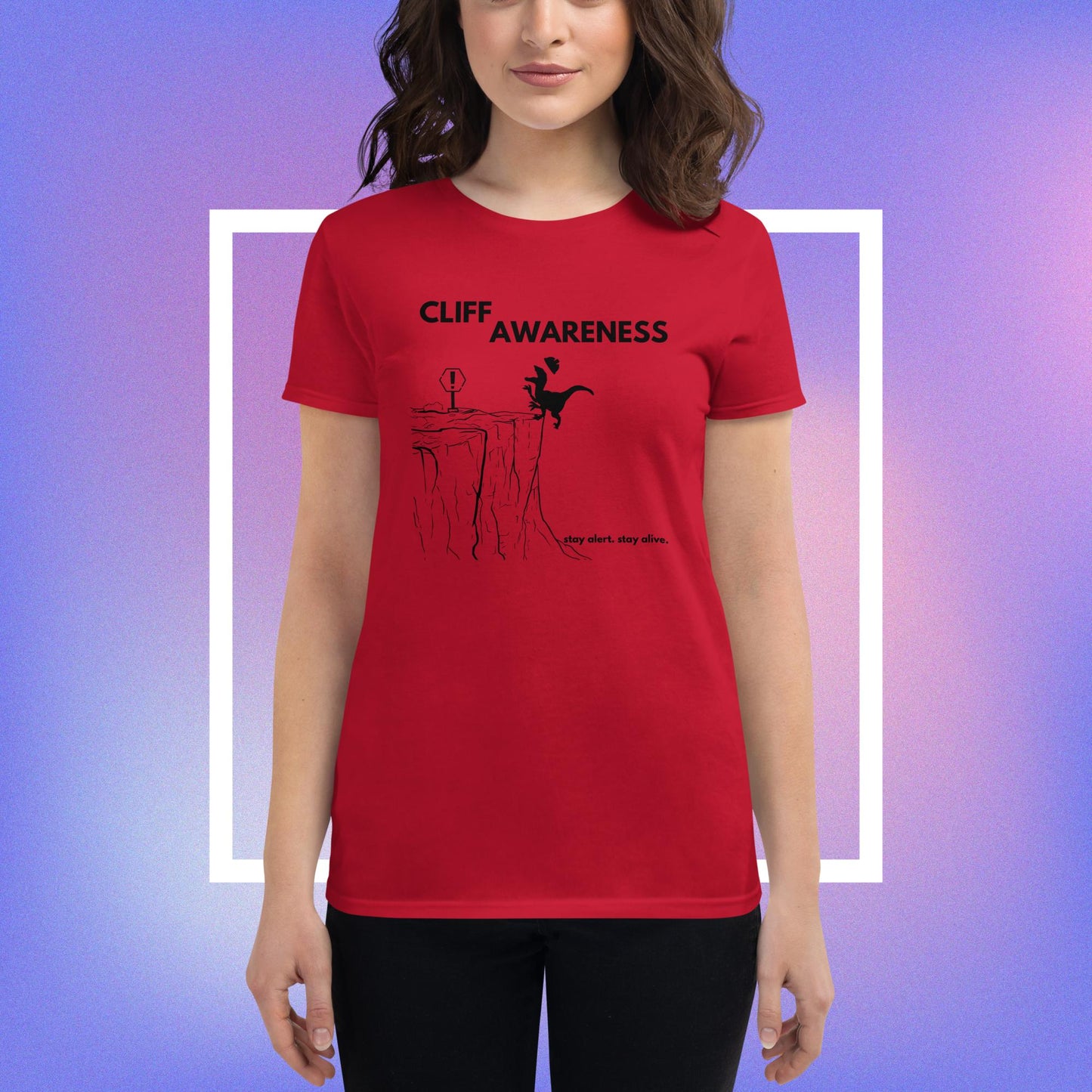 Cliff Awareness Women's Short Sleeve t-shirt